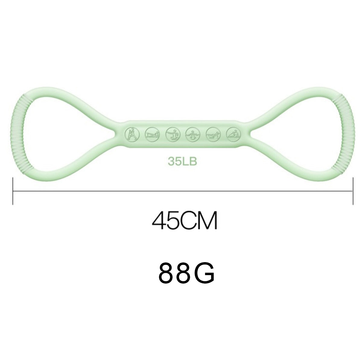 Elastic Resistance Bands Set for Lower Body Training