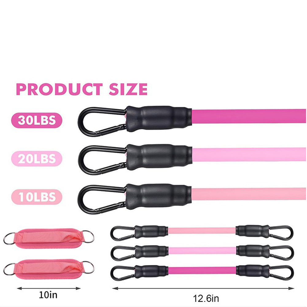 Ankle Resistance Bands with Cuffs for Leg & Glute Training