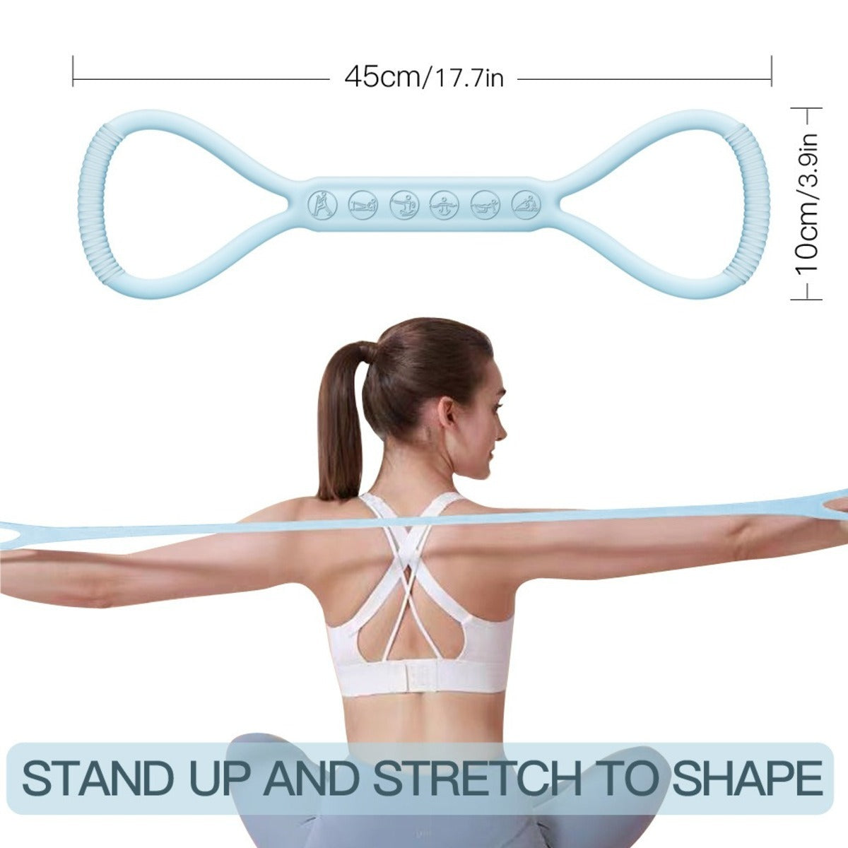 Elastic Resistance Bands Set for Lower Body Training
