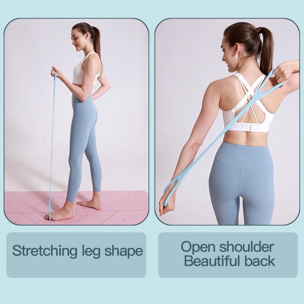 Elastic Resistance Bands Set for Lower Body Training