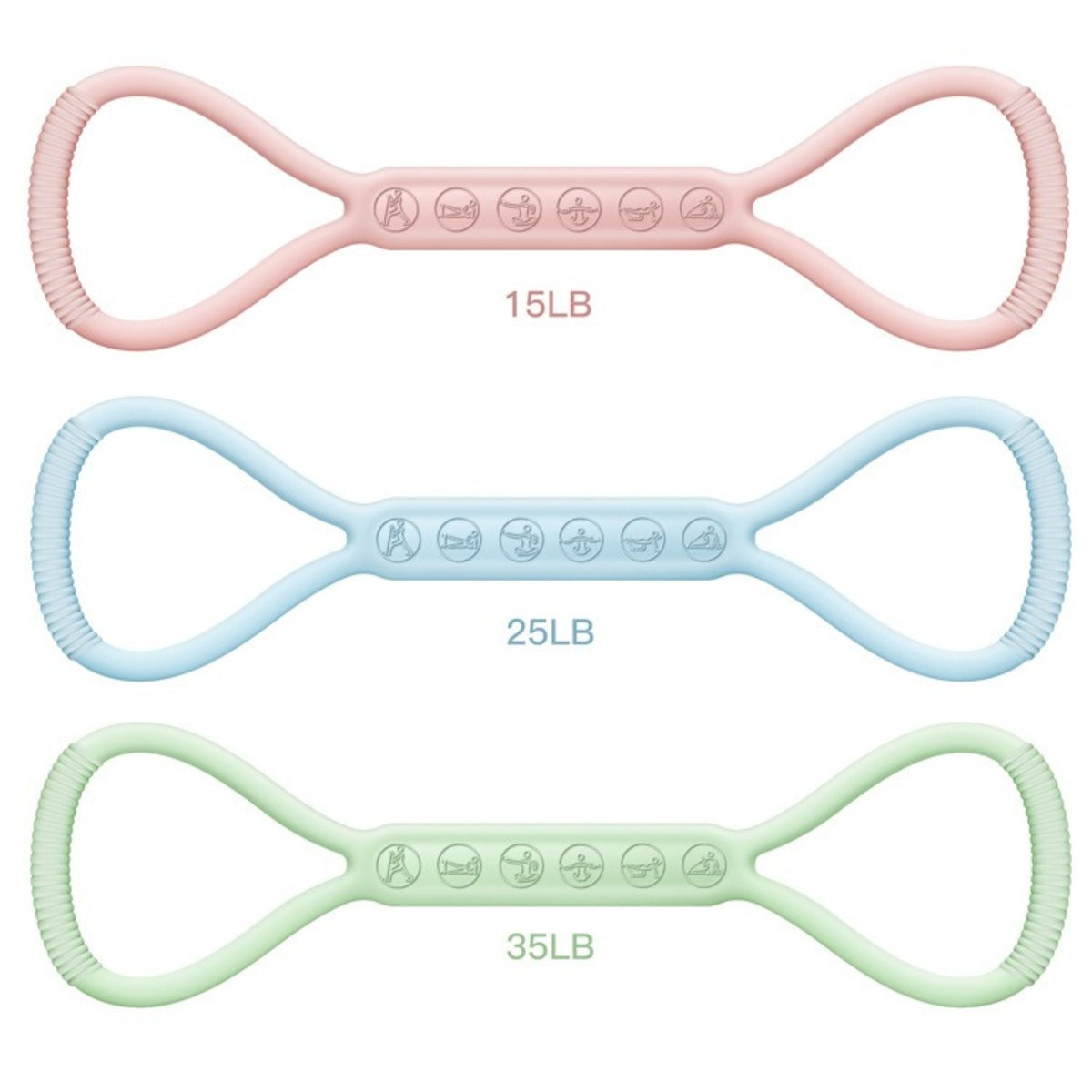 Elastic Resistance Bands Set for Lower Body Training